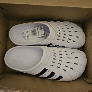 Adidas White and Black Water Shoes with Ventilation